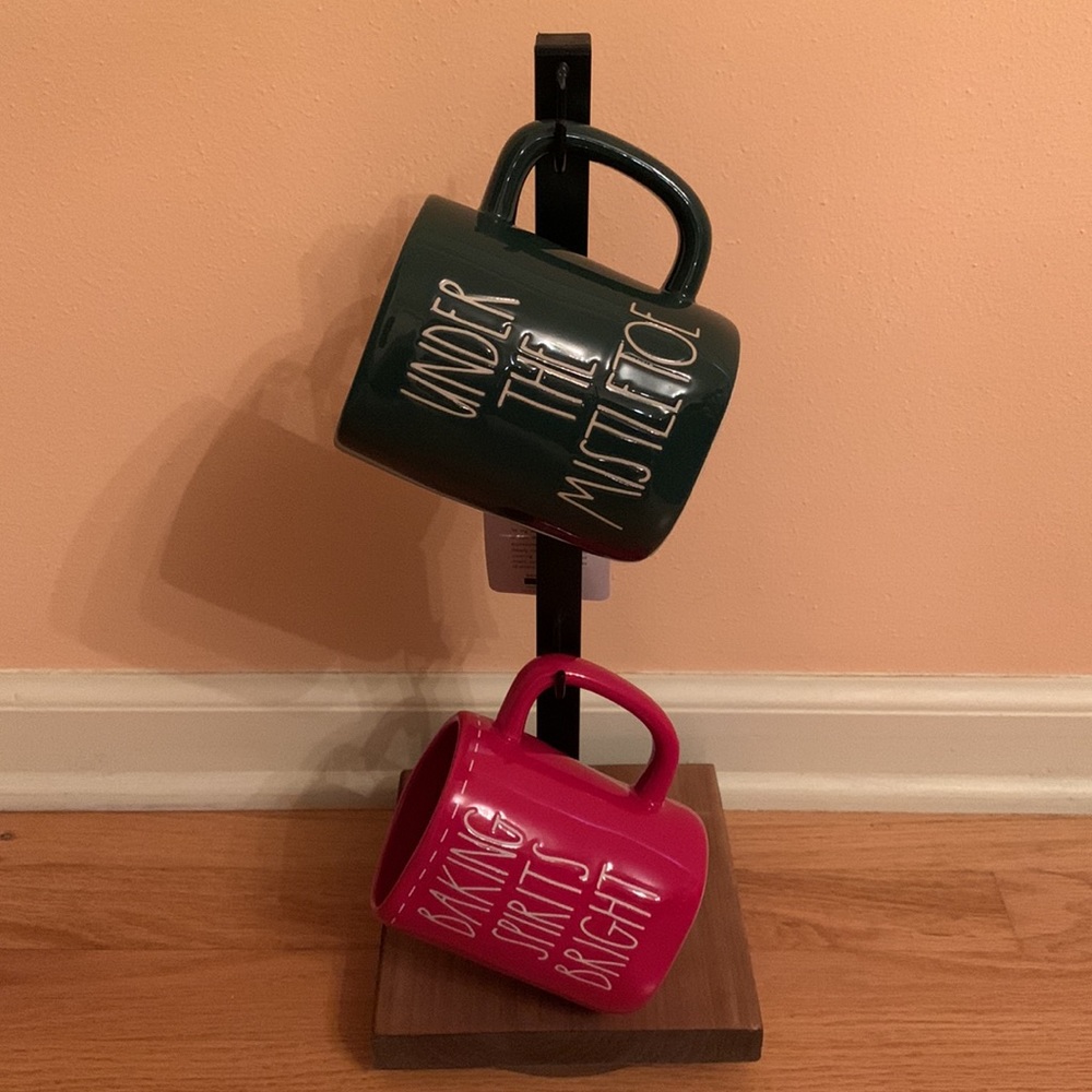 COPY -  Rae Dunn 6hooks Tea/Coffee Mug Holder
